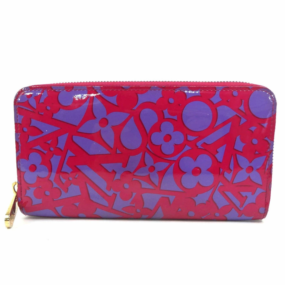 Louis Vuitton Round Zipper Long Wallet Sweet Monogram Zippy Patent Vernis
